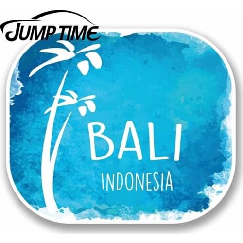 Jump Time for Bali Indonesia Vinyl Sticker Decal Laptop Luggage Travel Tag Gift Decal Rear Windshield Waterproof Car Accessories