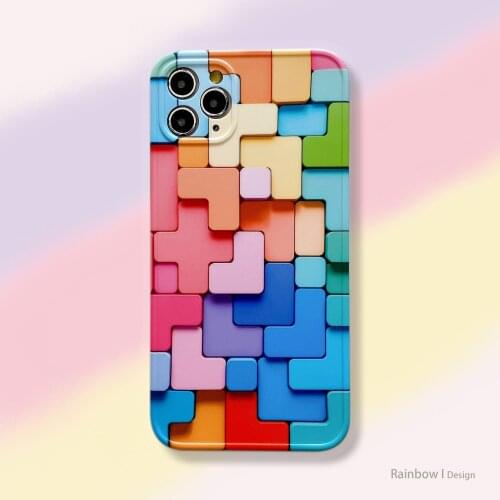Color Vision Block for IPhone 12PRO 7 8 Plus X XR XS Phone Case XR Protective Cover for IPhone 11 Phone Case All Inclusive Cover