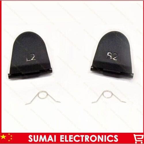 100sets=400pcs L2 R2 controller gamepad buttons +spring for playstation 4 accessories ps4 controller