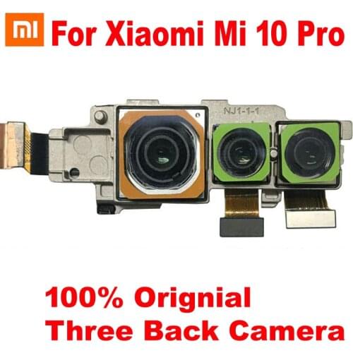 100% Original Best Rear Back Camera For Xiaomi Mi 10 Pro Mi10 Pro Big Main Backside View Camera Module Flex Cable Phone Parts