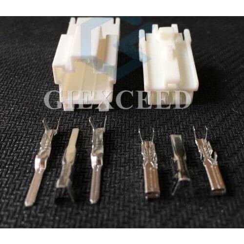 2 Sets 3 pin 7122-8335 Female Male Wire Harness Connector Automotive Lamp Socket For Car