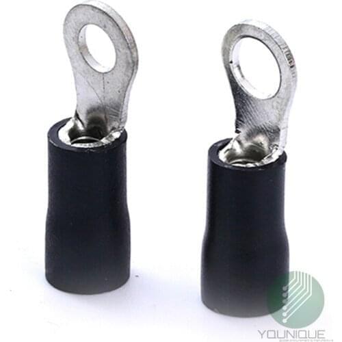 500 PK Ring Terminal Electrical Crimp Connector Copper Wire Insulated Cord Pin End Butt