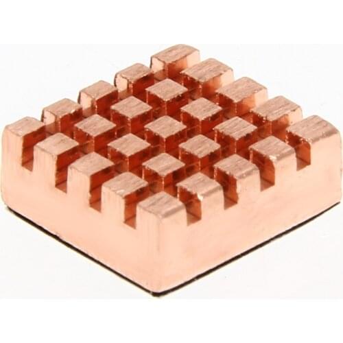 8pcs/Set Copper Heat Sink Adhesive Back Heatsink Cooler For VGA GPU DDR DDR2 DDR3 RAM Memory IC Chipset Cooling 13*12*4 mm