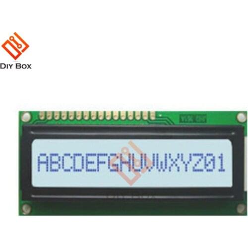 White LED Backlight 1601 16X1 Character Digital LCD Display Module LCM STN SPLC780D KS0066 5V Single Row Interface Board