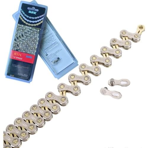 Bicycle Chain 8 9 10 11 12 Speed Velocidade Hollow gray gold MTB Mountain Road Bike Chains Part 116 Links