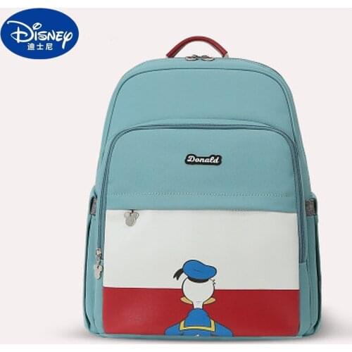Disney Mickey Diaper Bag Backpack Fashion Mummy Bag Multifunctional Large Capacity Handbag Baby Outing Practical Backpack