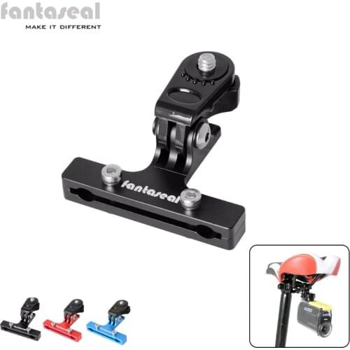 Fantaseal Aluminum Alloy Bike Seat Mount for Sony Action Camera, Bike Seat Mount SONY FDR X1000VR X3000R HDR AS-10 AS-50 ect