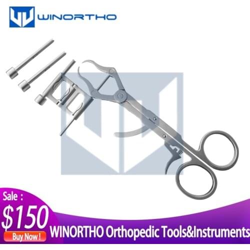 Fine touch Locking Instruments Targeting Forceps for animal clinic veterinary orthopedic surgical instrument pet tools reduction