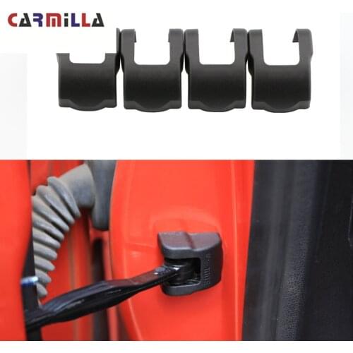 ABS Car Door Stopper Cover Door Lock Protective Covers for Jeep Renegade 2015 - 2020 Compass 2th 2017-2020 Accessories