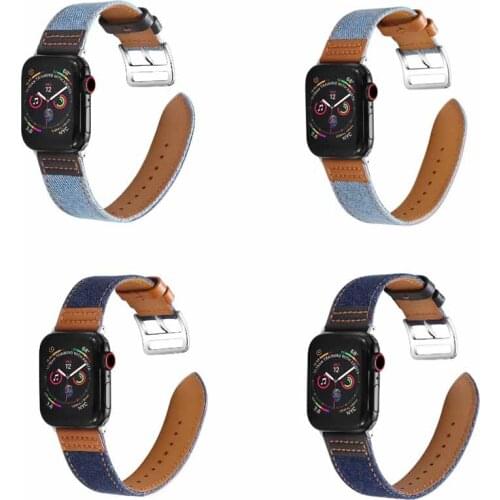 Newest mix cowboy strap for apple watch band Leather 42mm/38mm/44mm/40mm for iwatch SE wrist band series 6 5 4 3 2 1