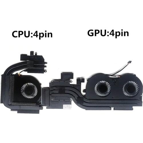 Laptop CPU/GPU cooling Radiator heatsink&Fan for Clevo P950 P950HR P950HP P950ER P955HR P955HP6 6-31-P9552-102 6-31-P9552-302