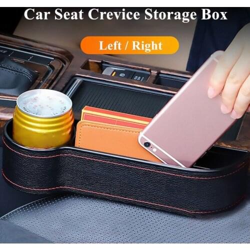 Car Seat Crevice Storage Box Seat Gap Slit Pocket Catcher Organizer Universal Car Seat Organizer Card Phone Holder Car Decor New