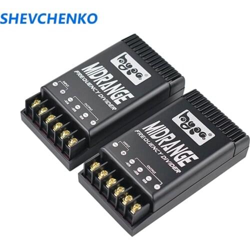 Car Center Speaker Crossover 2-4 Ohm Center-channel Audio Sound Frequency Divider For Midrange Speaker HiFi 60-80W 2pcs