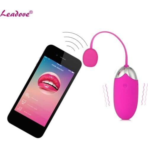 Smartphone App Wireless Remote Control Sex Egg USB Recharge Bluetooth Vibrator for Women Vibrating Sex Toys Jump Egg 14362HP