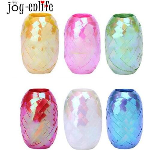 6pcs 5mm*10m Balloon Rope Foil Balloon Ribbons Wedding Birthday Party Decoration Air Balloon Wrapping tape DIY Gift Ribbon