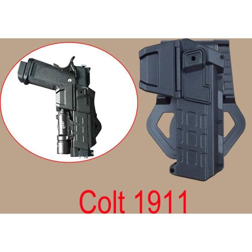 Tactical Movable Pistol Right Hand Holsters For Colt 1911 With X300 Weapon Scout Flashlight Hunting Handgun Accessories