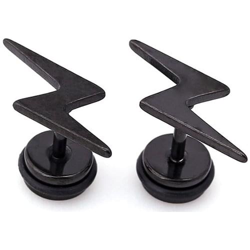 2020 Unique Lighten cool stud earrings man woman fashion Ear piercing jewelry 1 pair