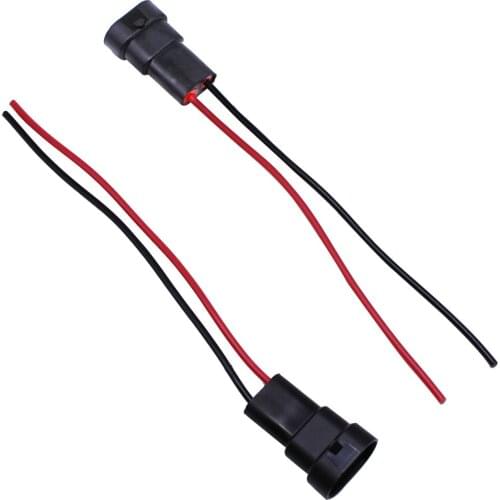 YUNPICAR 9005/9006 H10 Male Adapter Wiring Harness Sockets Wire Connector Fit For Headlights, Fog Lights Retrofit