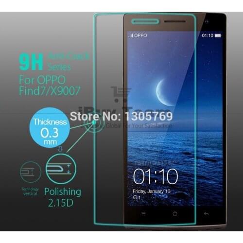 Premium Hardness Tempered Glass For OPPO R819T/R7/R7 PLUS/R823T/R815T/R7S/A33/A53/R9/R9PLUS Clear Screen Protector Film 300pcs