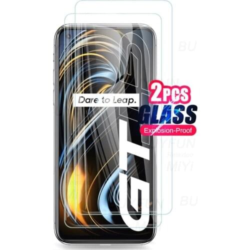 2PCS 100% Original HD Clear Protective Glass for RealmeGT 5G Glas Full Cover Screen Protector Realmi GT G T 5G 6.43'' Phone Film