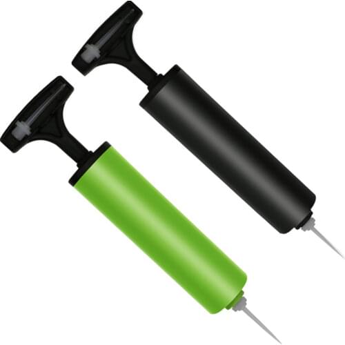 1PC Basketball Football Hand Air Pump Portable Ball Pump Swimming Ring Beach Ball Inflatable Pump + Inflatable Needle