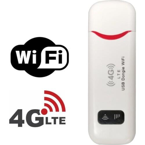 4G WiFi Router USB Modem USB Dongle 150Mbps Car Wireless Hotspot with SIM Card Slot Mobile WiFi