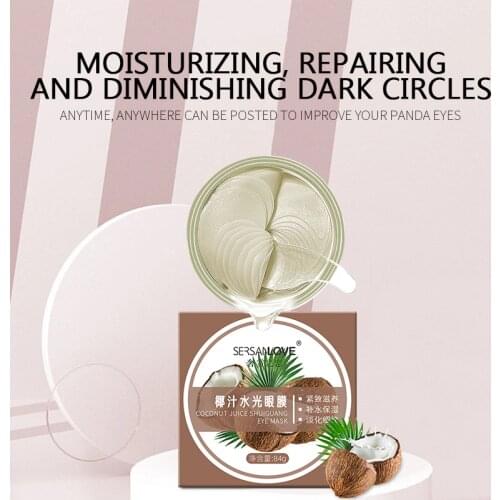 60pcs Moisturizing Eye Mask Patch Crystal Collagen Anti-Wrinkle Anti Aging Remove Dark Circles Eye Skin Care Sleep Mask TSLM2