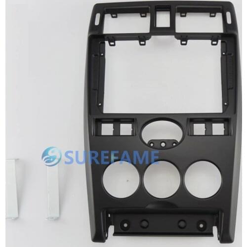 9 inch Car Fascia Radio Panel for Lada Priora 2007-2014 Dash Kit Install Facia Console Bezel Adapter 9inch Trim Plate Cover