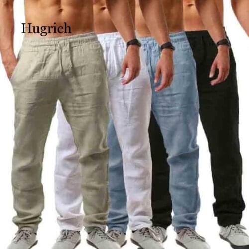 Men Trousers Thin Breathable Casual Sport Fitness Jogger Pants Simple Summer Boys Pants Training Sportwear Mens Clothing