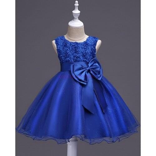 DHL 50pcs Princess Flower Girl Dress Summer Tutu Wedding Birthday Party Kids Dresses Costume Teenager Prom Designs