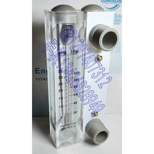 Preferential promotional price LZM-25 panel liquid flowmeter 4-35GPM 20-120LPM flow meter