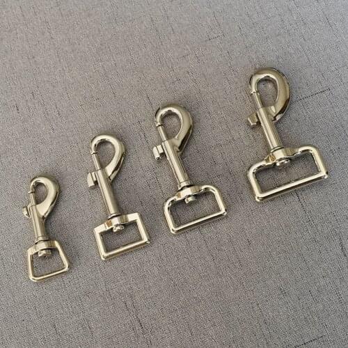10 Pcs/Lot 15mm 20mm 25mm 32mm Metal Snap Hook Carabiner DIY Bag Dog Leash Leads Belt Strap Clip Lobster Clasps Accessory
