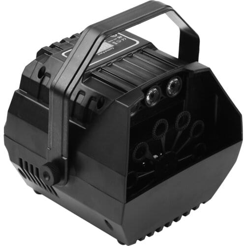 Muslady LED Bubble Machine Projector Sound Activated with U-shape Handle Remote Control for Stage Wedding Decoration