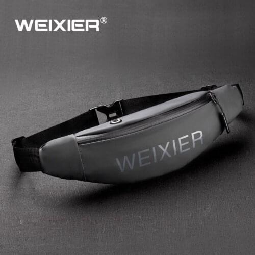 New Men Outdoor Sport Pockets Waist Bag Gym Running Waist Bag for Men Reflective mobile phone bag Crossbody fanny pack purse sac