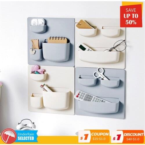 Kitchen Storage Wall-hung Type Wooden Decorative Wall Shelf Sundries Storage Box Organizer Key Rack Wall Shelf Wood