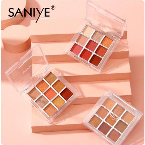 New Arrival Charming Eyeshadow Palette 9 Color Make Up Palette Matte Shimmer Pigmented Eye Shadow Powder Beauty Cosmetic TSLM2