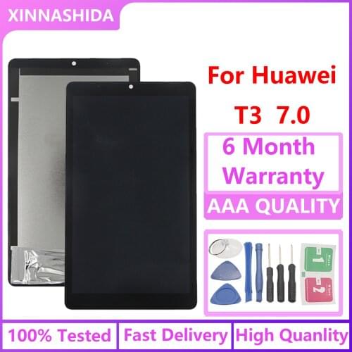 7.0 lcd original para huawei mediapad t3 7.0 3g ou wifi BG2-W09 BG2-U01 BG2-U03 display lcd tela de toque digitador assembléia