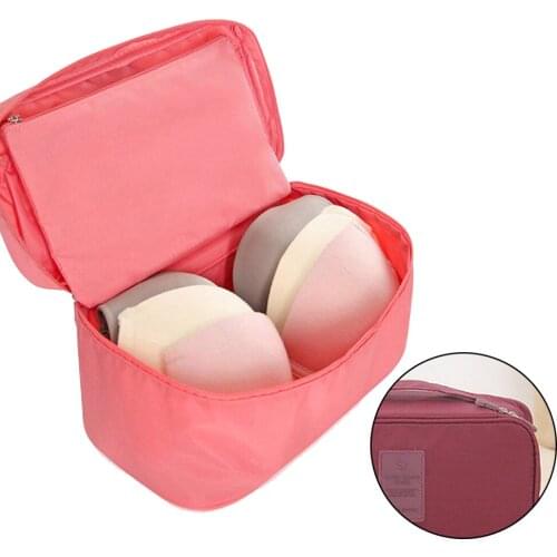 Portable Womens Waterproof Storage Bag Travel Necessity Accessories Underwear Clothes Bra Organizer Cosmetic Makeup Pouch Case