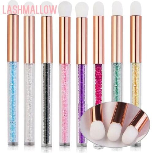 Professional Eyelashes Extension Crystal Cleansing Brush Eyelash Foam Applicaotr Lashes Cleanser Washing Wands Makeup Tools