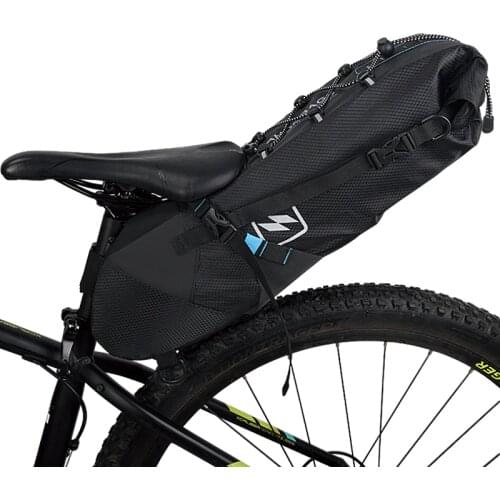 Sahoo 131372-A-SA 7L Full Waterproof Dry Bag Cycling Bicycle Bike Saddle Bag Seat Tail Rear Pack Storage Pouch Carrier Mountain
