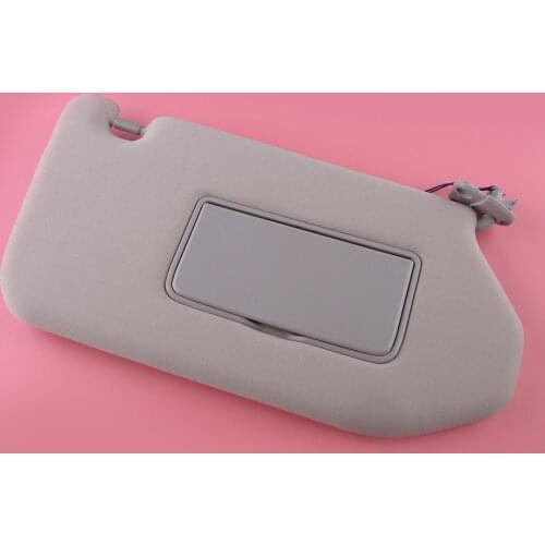Right Side Grey Sun Visor With Vanity Light Car Fit For Nissan Pathfinder Infiniti QX60 JX35 96400-9PB0A 964009PB0A 96400 9PB0A