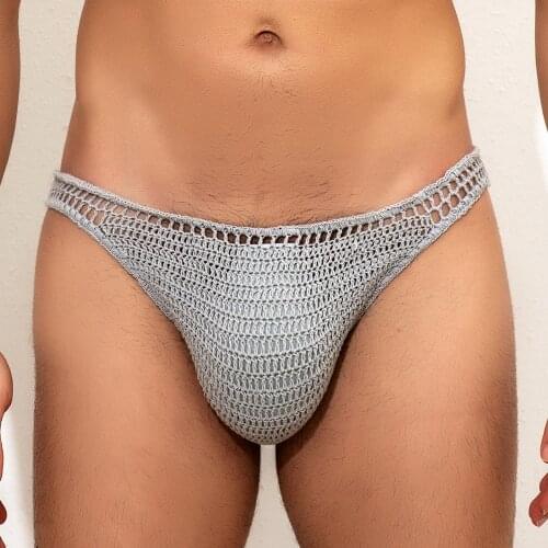 Mens String Mens Jock Strap Mens Sexy Underwear Crochet Mens String Double Thongs