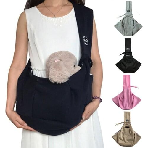 Cat Carry Bag Puppy Transporter Bag Pet Backpack Kitten Carrier Sling Comfort Outdoor Adjustable Blet Shoulder Bags
