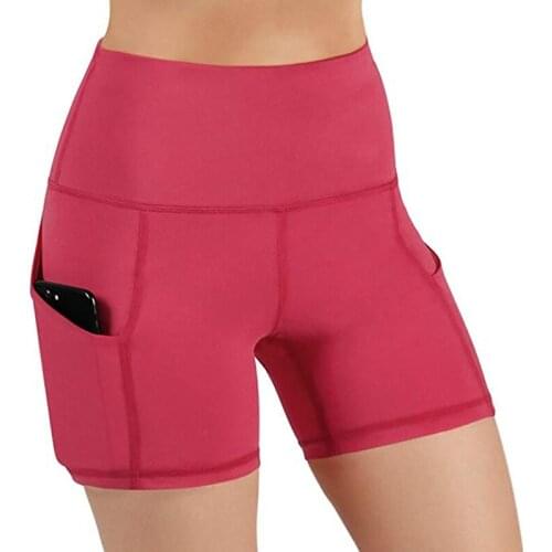 Yoga Shorts Women High Waist Butt Lifting Push Up Tight Pants Shorts Trousers Running Sportswear Leggings Sport
