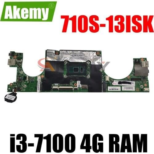 448.0A701.0011 motherboard for Lenovo 710S-13ISK xiaoxin air 13 laptop motherboard CPU i3 7100 4G RAM 100% test work