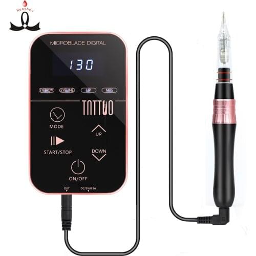 YD Beaux Battery Panel Lip Tattoo Machine Multifunctional Semi Permanent Makeup Tattoo Machine Kit
