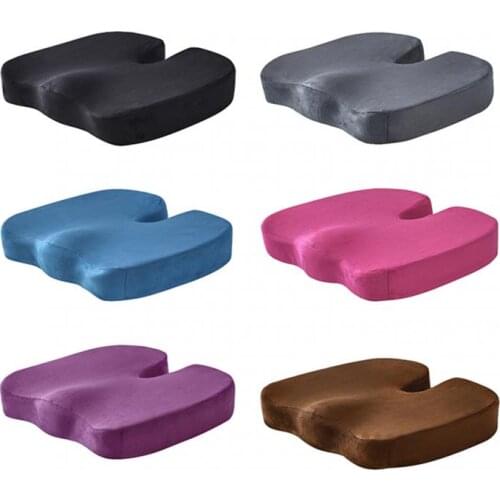 Car U-Shape Seat Cushion gel new Travel Breathable Seat Cushion Coccyx Orthopedic Memory Foam U Seat Massage Chair Cushion Pad