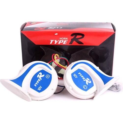 115dB Car 12V Siren Loud Snail Horn Sounds Motorcycle Car Auto for BMW K1300 K1200 for Honda CBF600 CB400 CBR125R