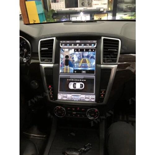 ZWNAV Vertical Screen Tesla Style 12.1'' Android Car Radio GPS Navigation For Mercedes Benz GL ML GL350 GL450 Car