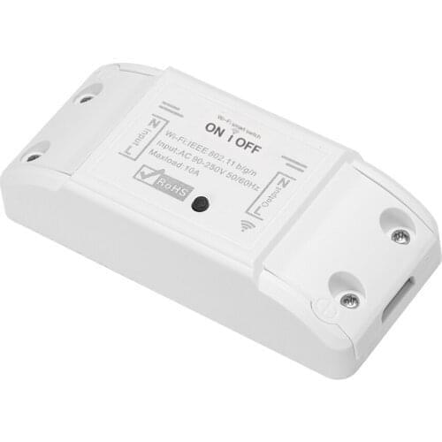 Tuya WiFi Smart Switch Wireless Home Automation Relay Module DIY Remote Controller Works with Nest Alexa For Control Home Switch